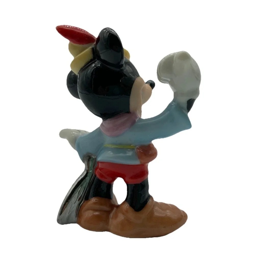 Mickey Mouse the Actor Lot of 3 Miniature Figures 2 Cowboy 1 Brave Little Tailor